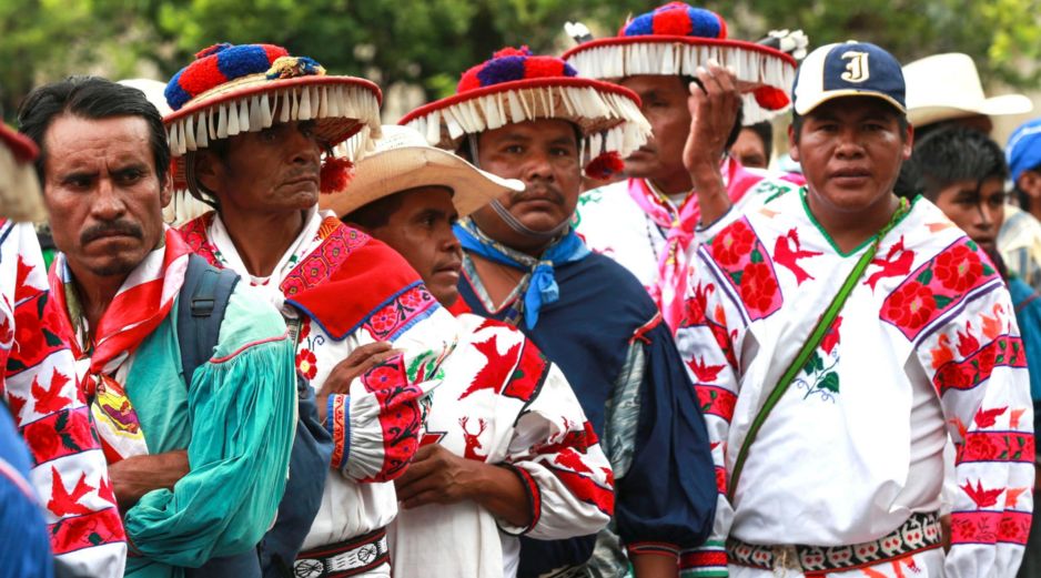 Los conflictos, vinculados a procesos agrarios, se dan esta mañana al filo de las 11:00 horas en un punto cercano al lugar sagrado conocido como Teekata. EL INFORMADOR /ARCHIVO