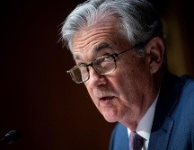 Jerome Powell, presidente de la Reserva Federal. A pesar de que los riesgos continúan, el organismo se mostró más positivo en sus perspectivas. EFE/ARCHIVO