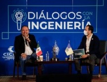 El presidente del CICEJ, Bernardo Saénz Barba, aceptó la propuesta de Alberto Uribe para la cooperación mutua. TWITTER / @AlbertoUribeC