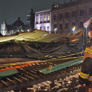 Viral: El curioso refugio de un hombre durante granizada en CDMX