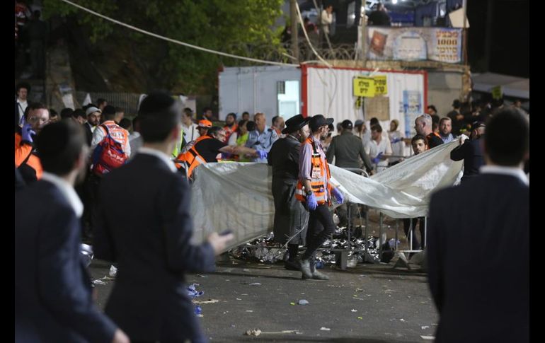 Mueren aplastadas 38 personas tras estampida en Israel