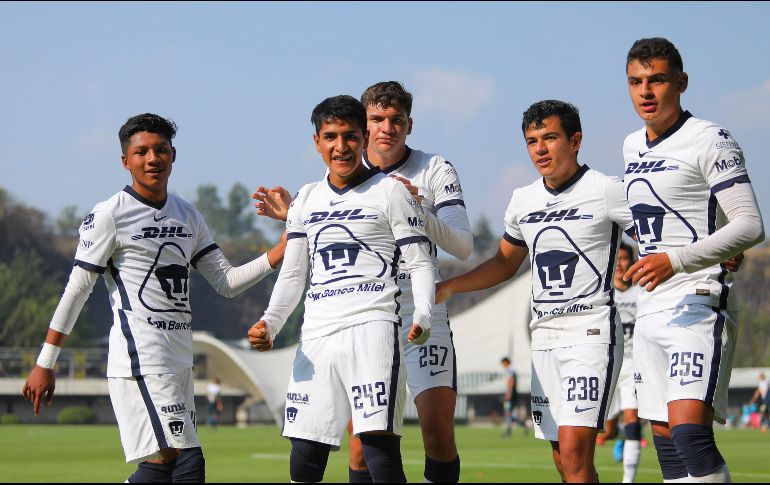 Los Pumas humillaron al Club América, en la última jornada del Guardianes 2021 correspondiente a la categoría sub-17 de la Liga MX. Imago7 / A. Suárez