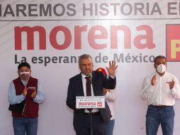 Alfredo Ramírez consideró que su registro es colectivo y un hecho trascendental para los morenistas michoacanos. TWITTER/@AlfredoEsMorena