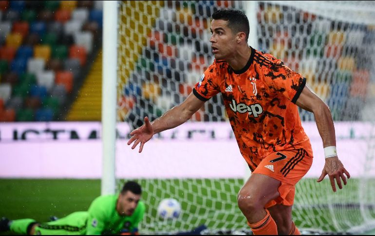 Cristiano Ronaldo lleva 27 goles en la Serie A, de la que es máximo artillero. AFP / M. Bertorello