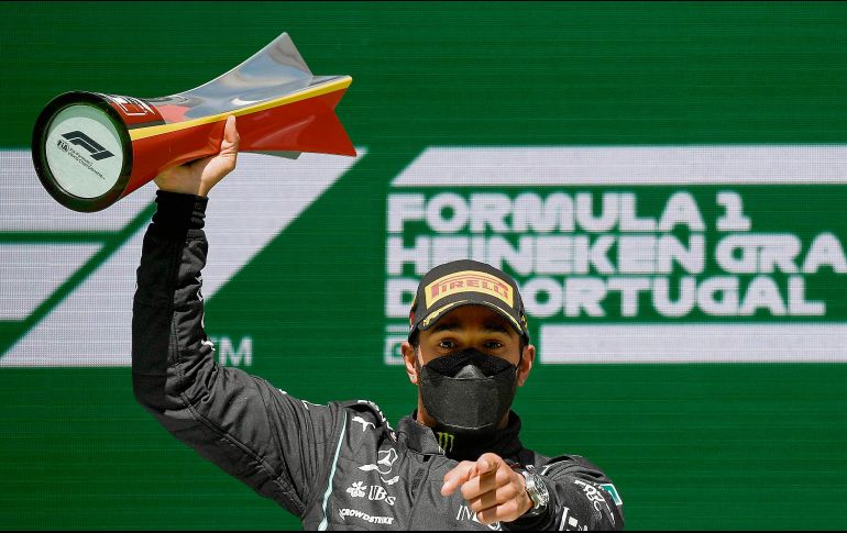 El podio en Portugal fue para Lewis Hamilton (Mercedes), Max Verstappen (Red Bull) y Valtteri Bottas (Mercedes).  ESPECIAL