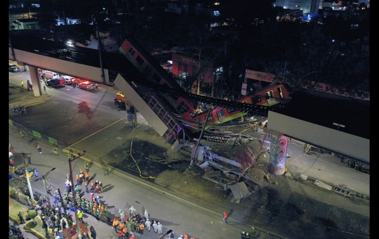 El accidente sucedió poco antes de las 10:30 de la noche. AFP/P. Pardo