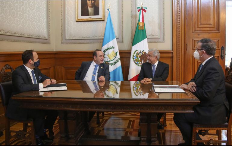Giammattei es el tercer mandatario extranjero invitado por la administración de López Obrador. TWITTER/@lopezobrador_