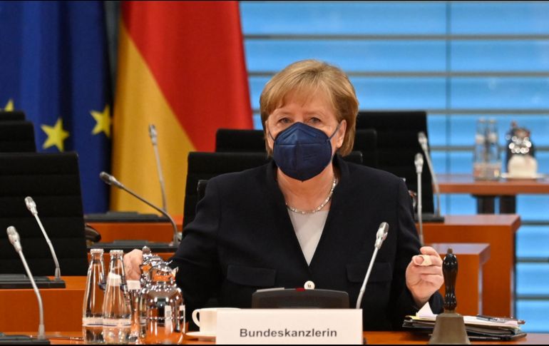 Angela Merkel, canciller alemana. AFP