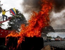 Lo que empezó como una manifestación pacífica el 28 de abril en rechazo a una reforma fiscal ya retirada se transformó en las más graves protestas contra el gobierno desde que llegó al poder en 2018. EFE / E. Guzmán Jr