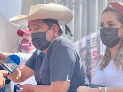 Evelyn Salgado arrancó su campaña en la colonia La Laja, en Acapulco. FACEBOOK/Evelyn Salgado