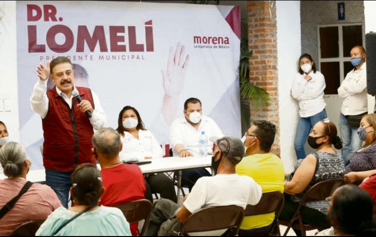Lomelí dijo que trabajará con comerciantes. ESPECIAL