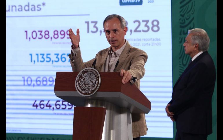 López-Gatell destaca que ahora el reto es mayor porque la elección será a nivel nacional. SUN / C. Mejía