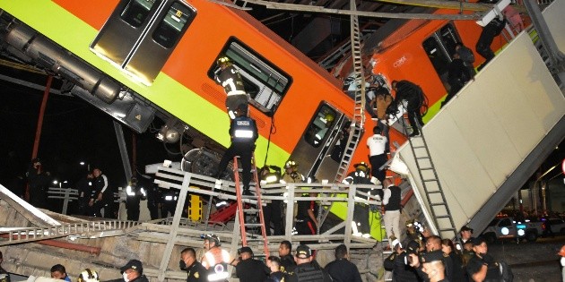 Metro CDMX: Difunden nuevo video del colapso en la L&iacute;nea 12