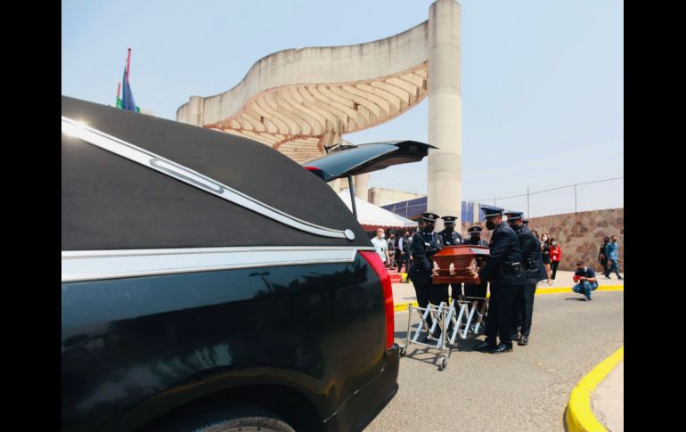 Este homenaje póstumo se llevó a cabo ya que Villa Arce fue un “elemento fallecido por cumplir su deber”, señala la comisaría tapatía. ESPECIAL / Policía de Guadalajara