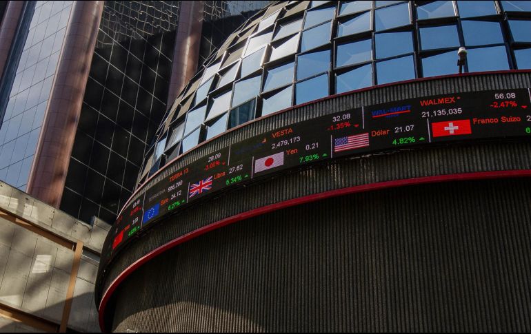 El principal indicador bursátil del país reporta un rendimiento de 1% con respecto al jueves, siendo su tercera jornada consecutiva de ganancias. NTX / ARCHIVO