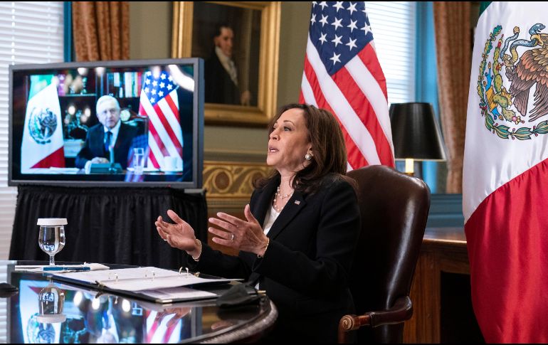 Harris terminó señalando que está deseando conocer en persona a López Obrador durante la visita que tiene programada para el próximo 8 de junio a México. AP / M. Balce