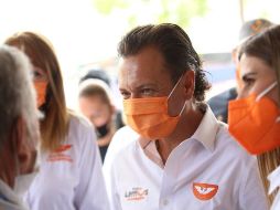 El emecista realizó este viernes un recorrido por la zona comercial de Polanco, así como del mercado Santos Degollado. ESPECIAL