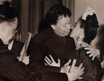 Fotografía cedida por Morton Subastas de la boda de Diego Rivera y Frida Kahlo, en la Ciudad de México, y la cual forma parte del paquete a ofertar. EFE/ Morton Subastas