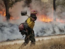Autoridades informaron que no hay personas lesionadas y que aún no han estimado la superficie afectada. ESPECIAL