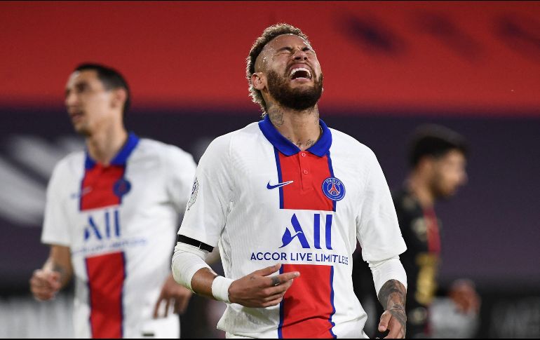 El partido de Neymar no fue bueno. AFP / F. Tanneau