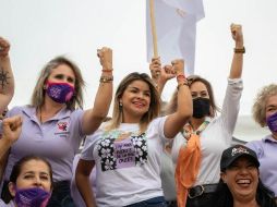 Gaby Cárdenas se reunió con mujeres en Parques de Tesistán. ESPECIAL