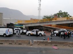 En el lugar se encuentra personal de la Fiscalía, Guardia Nacional y Policía Municipal. ESPECIAL