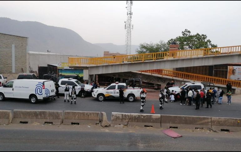En el lugar se encuentra personal de la Fiscalía, Guardia Nacional y Policía Municipal. ESPECIAL