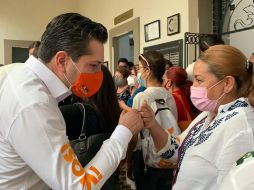 Mauro Garza reiteró que el Movimiento Naranja es también un movimiento de y para las mujeres. ESPECIAL