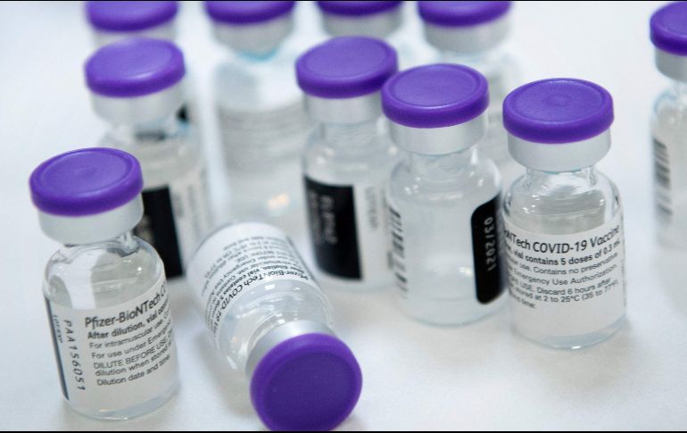 A principios de abril, EU envió a México un total de 2.7 millones de dosis de la vacuna de AstraZeneca. AFP / ARCHIVO