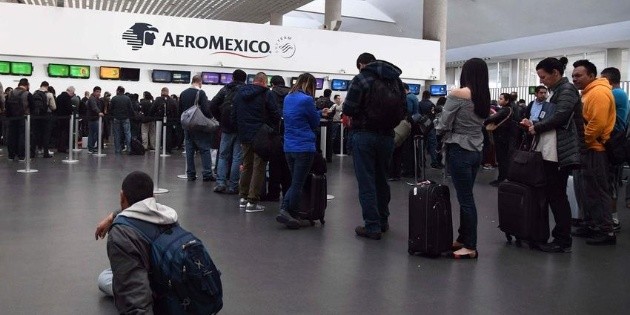 Aumenta carga a&eacute;rea del AICM en primer cuatrimestre del 2021