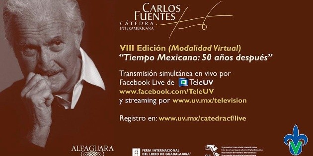 Fil 2021: Alistan encuentro virtual para la C&aacute;tedra Interamericana Carlos Fuentes