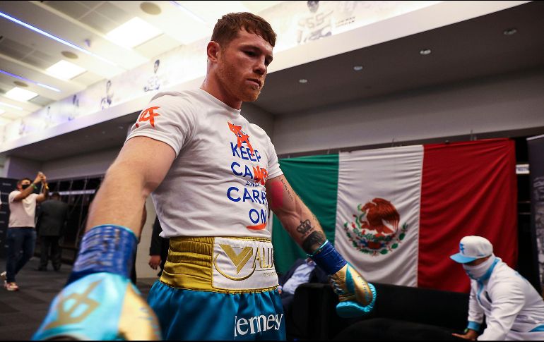 Saúl Álvarez se consolidó una vez más como el mejor peleador libra por libra de la división de los súper medianos. Imago7 / Ed Mulholland/ Matchroom.