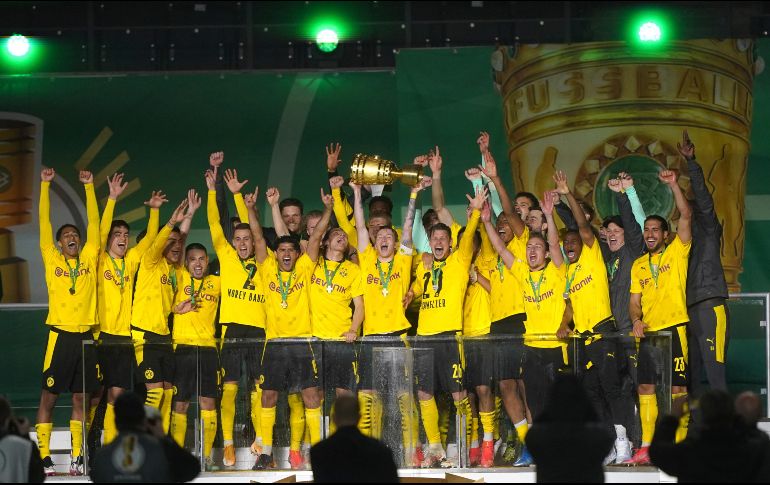 El Borussia Dortmund ganó este jueves la Copa de Alemania. AP / M. Sohn