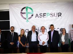 En la charla del morenista con los miembros de ASEPSUR, se habló del desarrollo de naves industriales que potencien el intercambio comercial, nacional e internacional. ESPECIAL