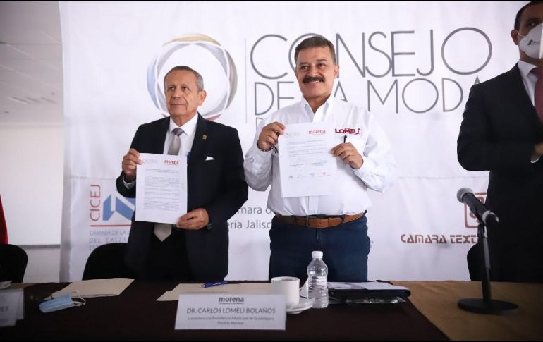 Lomelí prometió apoyar la Semana de la Moda, así como rescatar y dar seguridad a la Plaza Tapatía para convertirla en un corredor que promueva el turismo y la gastronomía. ESPECIAL