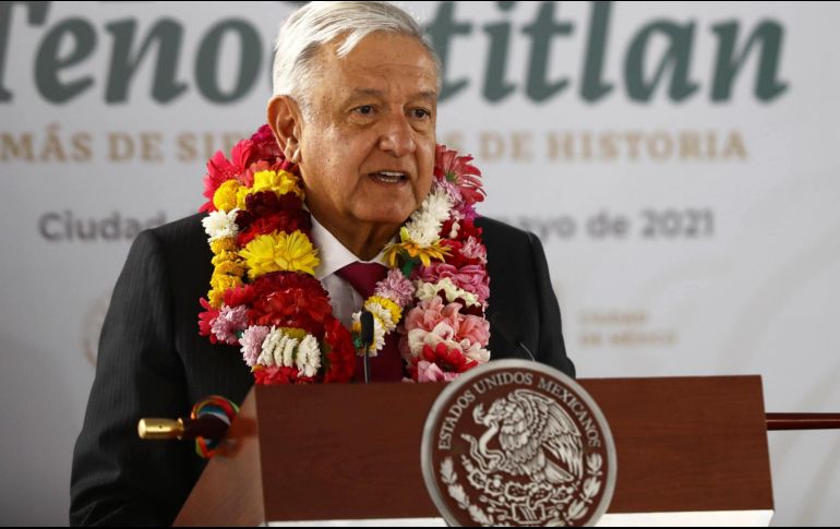 AMLO presumió que su evaluación es mejor que la del presidente de Estados Unidos Joe Biden, quien tiene un 55% de aprobación, por 37% de desaprobación. SUN / D. Sánchez