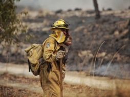 El siniestro en el paraje Ciudad Cajetes se controló el 09 de mayo a las 10:00 horas y se reportó como liquidado el 10 de mayo a las 18:00 horas. ESPECIAL / Gobierno de Jalisco
