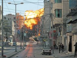 Zona de guerra. Las ciudades palestinas están bajo el asedio de Israel. AFP/M. Abed