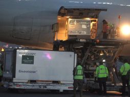 Hasta este sábado, México ha recibido 24 millones 744 mil 945 vacunas envasadas contra COVID-19 de las farmacéuticas de diferentes farmacéuticas. TWITTER / @SRE_mx