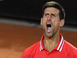 Djokovic, número uno mundial y defensor del título en la capital italiana, venció en la segunda semifinal al local Lorenzo Sonego. EFE / E. Ferrari
