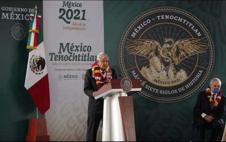 La mayoría de las fuentes históricas apuntan a que la fundación habría ocurrido en 1325, por lo que reclaman las acciones del gobierno de AMLO. EFE/J. Méndez