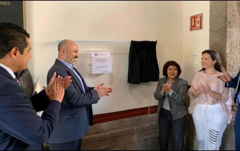 Su colocación ameritó un acto oficial de inauguración. ESPECIAL