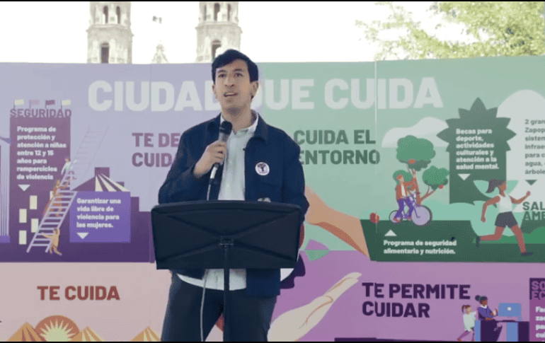 El candidato hizo responsables de su seguridad, familia y equipo de campaña al candidato Juan José Frangie y a Movimiento Ciudadano. FACEBOOK / Pedro Kumamoto