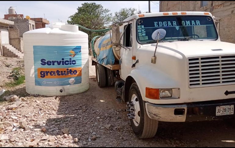 La distribución del vital líquido estará dentro de un horario de 08:00 a 20:00 horas. ESPECIAL / SIAPA