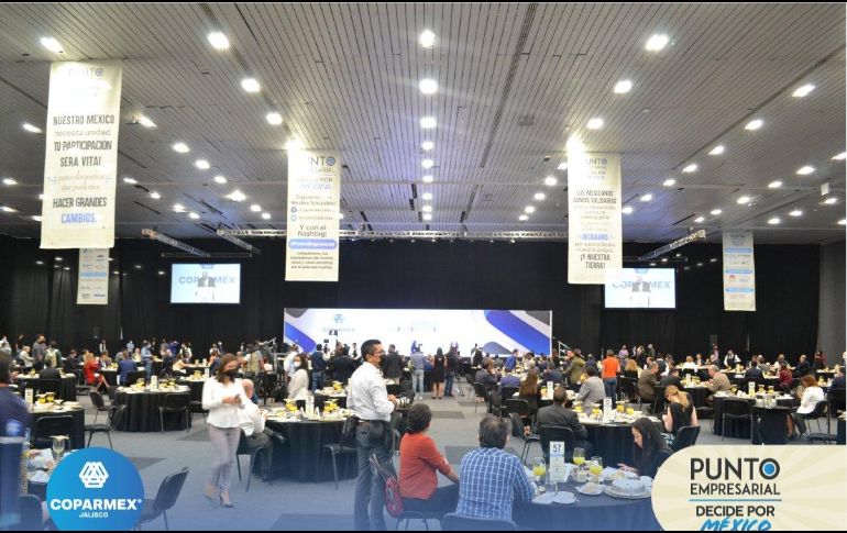 Este martes se llevó a cabo la LXVI Asamblea Anual Ordinaria de la Coparmex. TWITTER / @ComCoparmex
