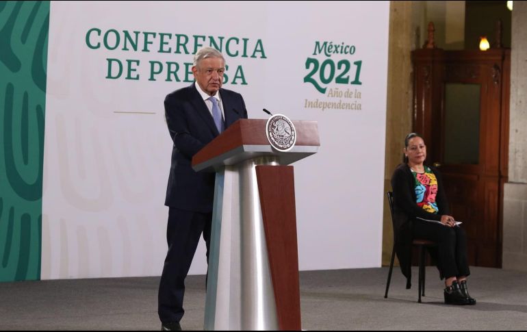 López Obrador señaló que también se registra un incremento en la recaudación. SUN / C. Mejía