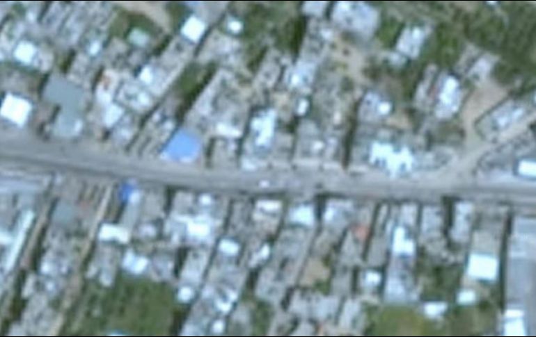 Las imágenes de Gaza que ofrece Google Earth son de baja resolución. GOOGLE