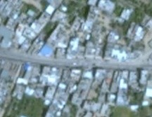 Las imágenes de Gaza que ofrece Google Earth son de baja resolución. GOOGLE