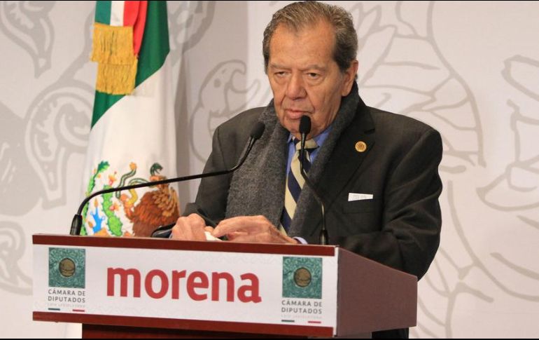 Morena impidió a Muñoz Ledo buscar la reelección por el principio de representación proporcional. NTX/ARCHIVO