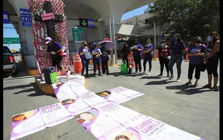 La familia aún conmemora el cumpleaños de Jocelyn como símbolo de la esperanza de hallarla con vida, por lo que realizaron una protesta en el centro de la ciudad. EFE/L. Torres